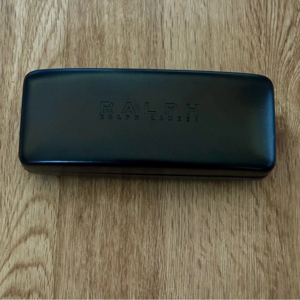 Ralph Lauren Black Hard Eyeglasses/ Sunglasses Case Designer ECU